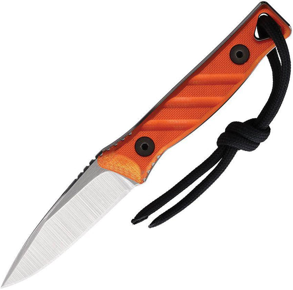 Medford Necromancer Fixed Blade Orange G10 Tumbled S35VN - Knives.mx