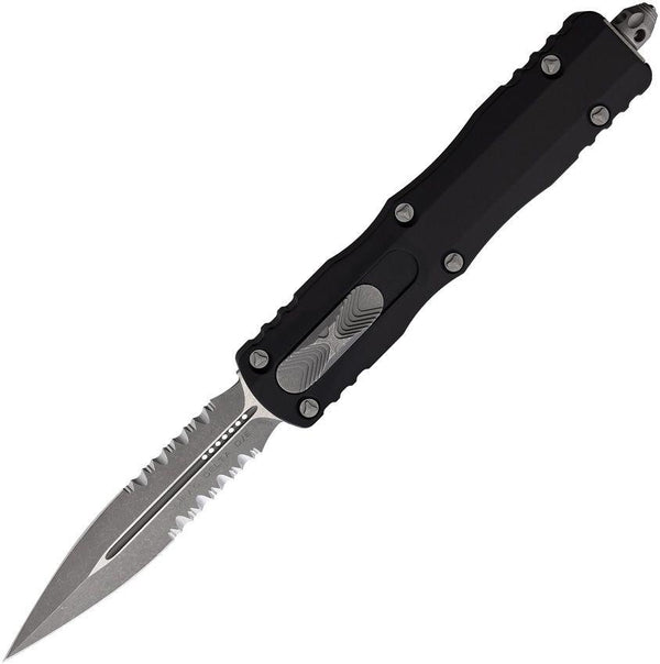 Microtech Auto Dirac Delta D/E OTF Black Anodized Aluminum Apocalyptic P/S Bohler M390 - Knives.mx