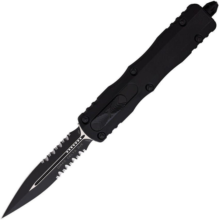 Microtech Auto Dirac Delta D/E OTF Black Anodized Aluminum Tactical Bohler M390 - Knives.mx