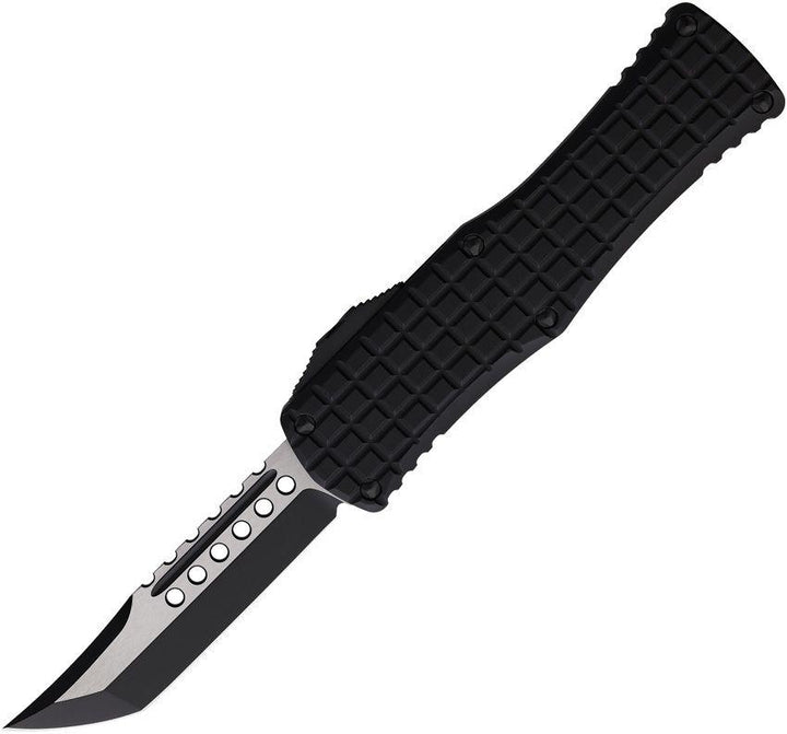 Microtech Auto Hera HH OTF Black Frag Aluminum Two Tone Tanto Premium Steel - Knives.mx