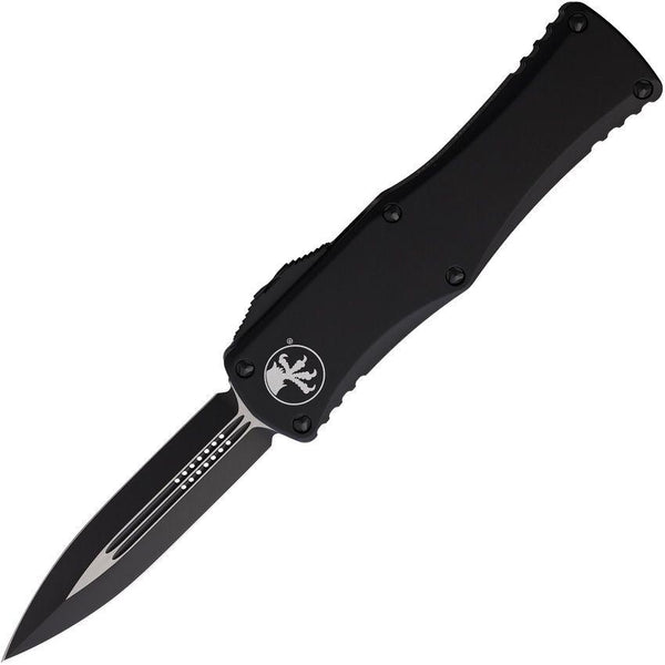 Microtech Auto Hera OTF Black Aluminum D/E Cerakote & Satin Premium Steel - Knives.mx