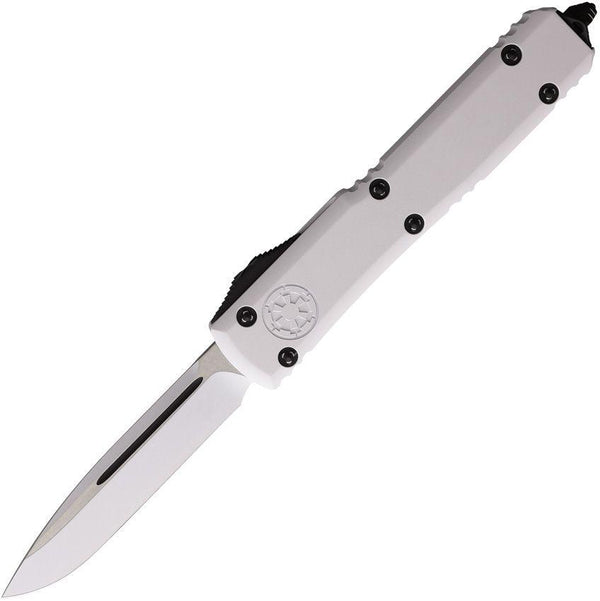Microtech Auto Ultratech S/E OTF White Aluminum Premium Steel - Knives.mx