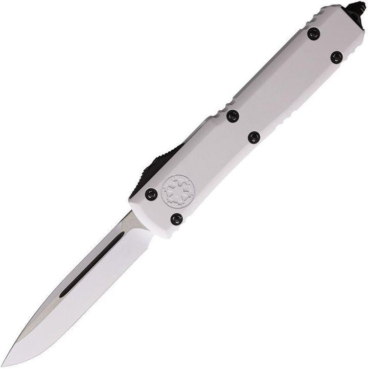 Microtech Auto Ultratech S/E OTF White Aluminum Premium Steel - Knives.mx