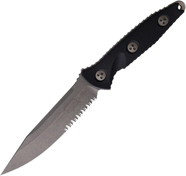 Microtech Socom Alpha S/E Black G10 Apocalyptic Partially Serrated Bohler M390 - Knives.mx