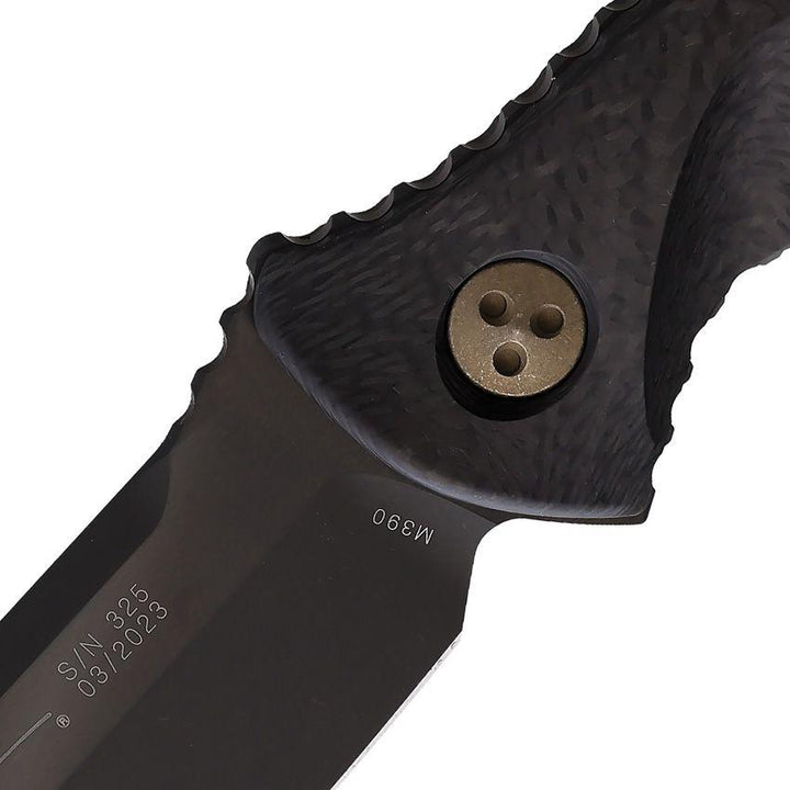 Microtech Socom Alpha S/E Carbon Fiber Black DLC Coated Bohler M390 - Knives.mx