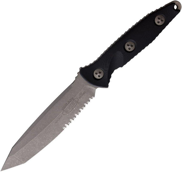 Microtech Socom Alpha T/E Black G10 Apocalyptic P/S Tanto Bohler M390 - Knives.mx