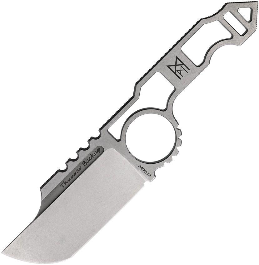 Midgards-Messer Thunrar Backup Fixed Blade Stonewash CPM-3V - Knives.mx