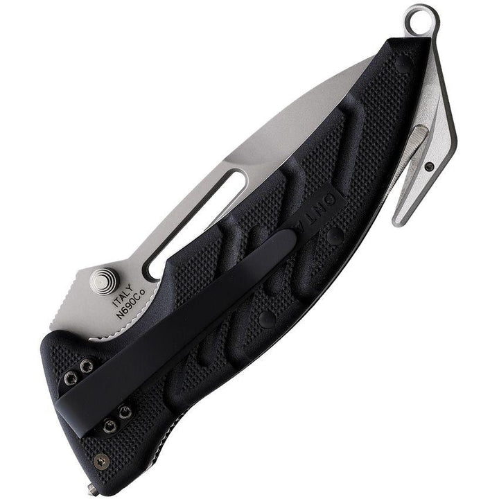 Ontario XR1 Linerlock Bead Blast Serrated Bohler N690 - Knives.mx