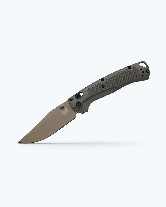 Benchmade Taggedout® | Deep Olive Grivory® Tan Cerakote Elmax