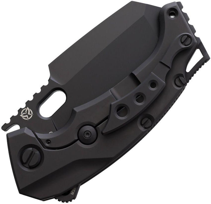 PMP Knives Titano Framelock Blackout Titanium Stonewash Bohler M390 - Knives.mx