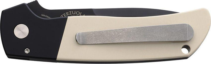 Pro Tech Auto Terzuola ATC Tuxedo Black PVD MagnaCut - Knives.mx