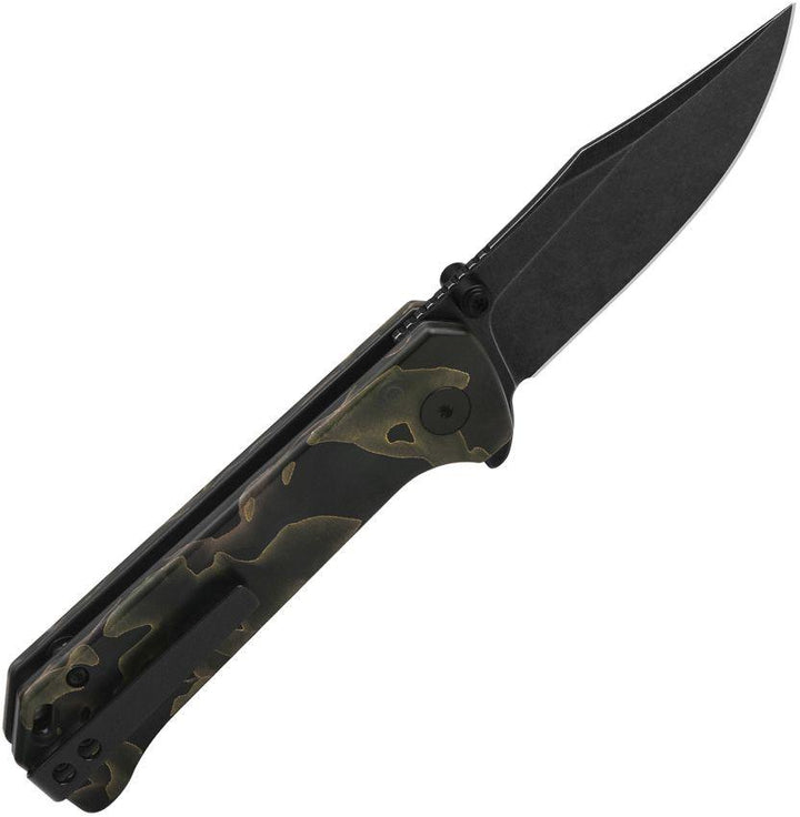 QSP Knife Grebe Noble Raffir Black Stonewash S35VN - Knives.mx