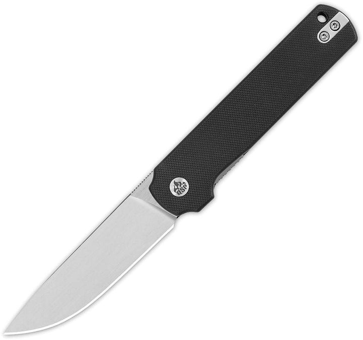 QSP Knife Lark Linerlock Black G10 Satin 14C28N Sandvik - Knives.mx