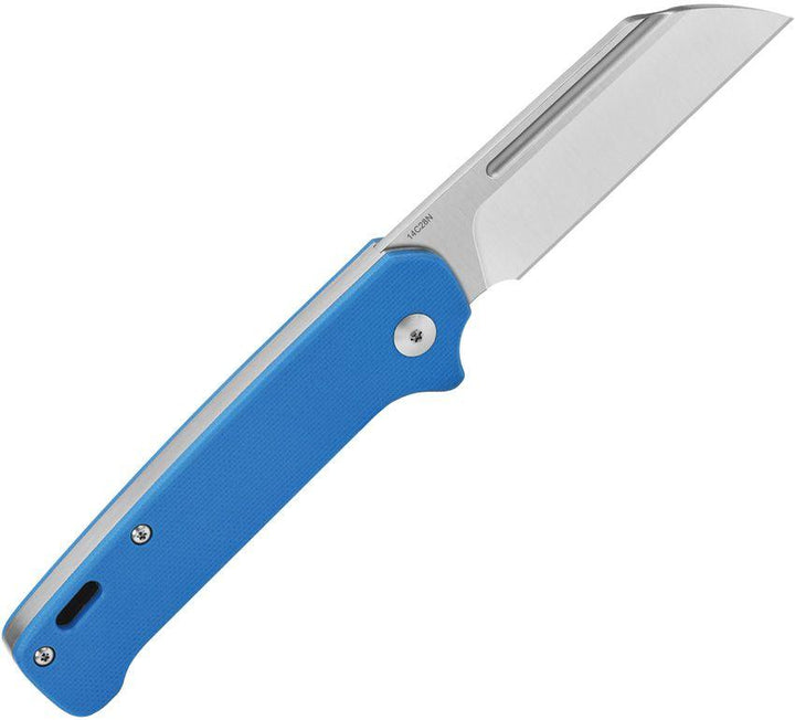 QSP Knife Penguin Slip Joint Blue G10 Satin 14C28N - Knives.mx