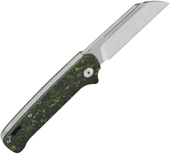 QSP Knife Penguin Slip Joint Jungle CF Satin 20CV - Knives.mx