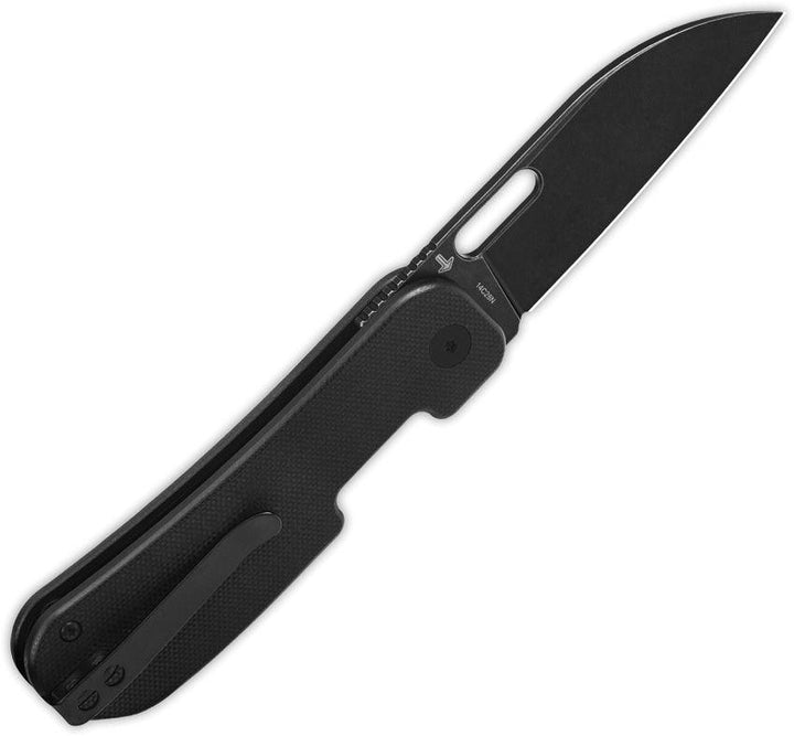 QSP Knife Variant PE Blackout G10 Titanium Coated 14C28N Sandvik - Knives.mx
