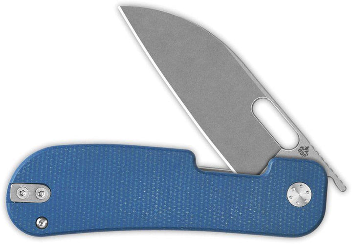 QSP Knife Variant PE Blue G10 Stonewash 14C28N Sandvik - Knives.mx