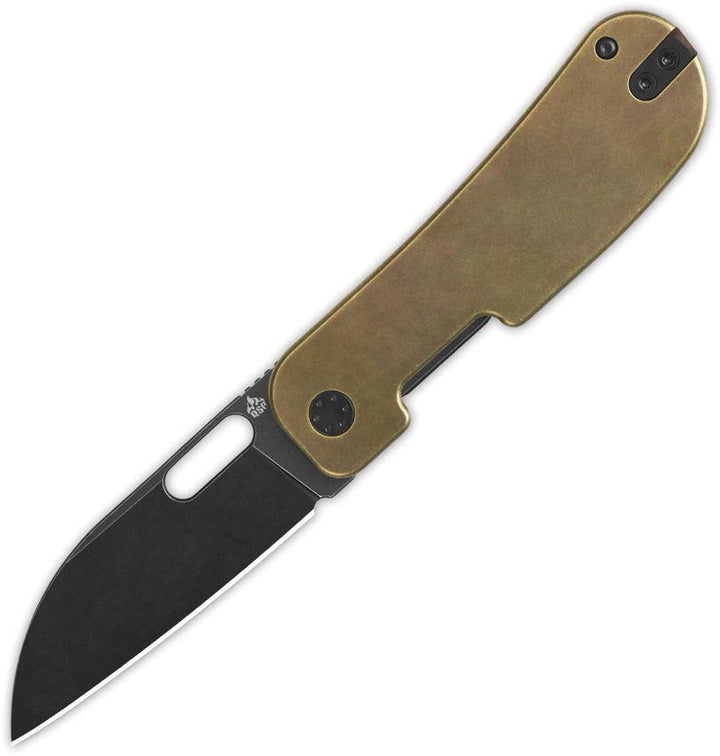 QSP Knife Variant PE Bronze Titanium Black Stonewash 14C28N Sandvik - Knives.mx