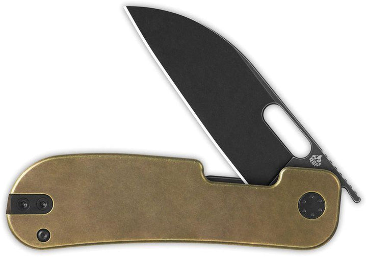 QSP Knife Variant PE Bronze Titanium Black Stonewash 14C28N Sandvik - Knives.mx