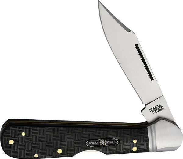 Rough Ryder Bearhead Copperhead Pakkawood Satin 440A - Knives.mx