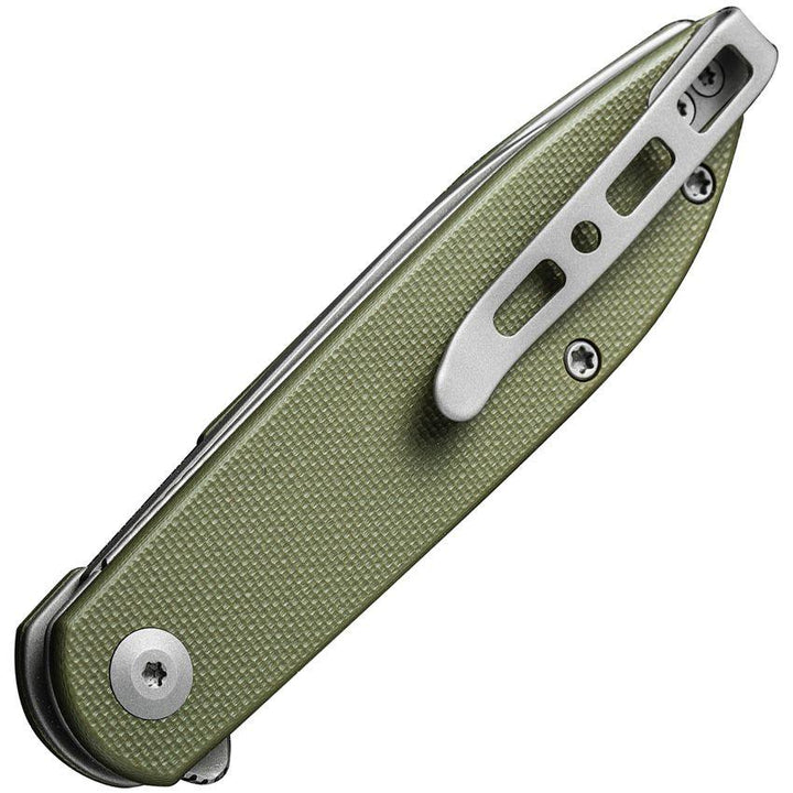 SENCUT BocII II Linerlock OD Green G10 Stonewash D2 - Knives.mx