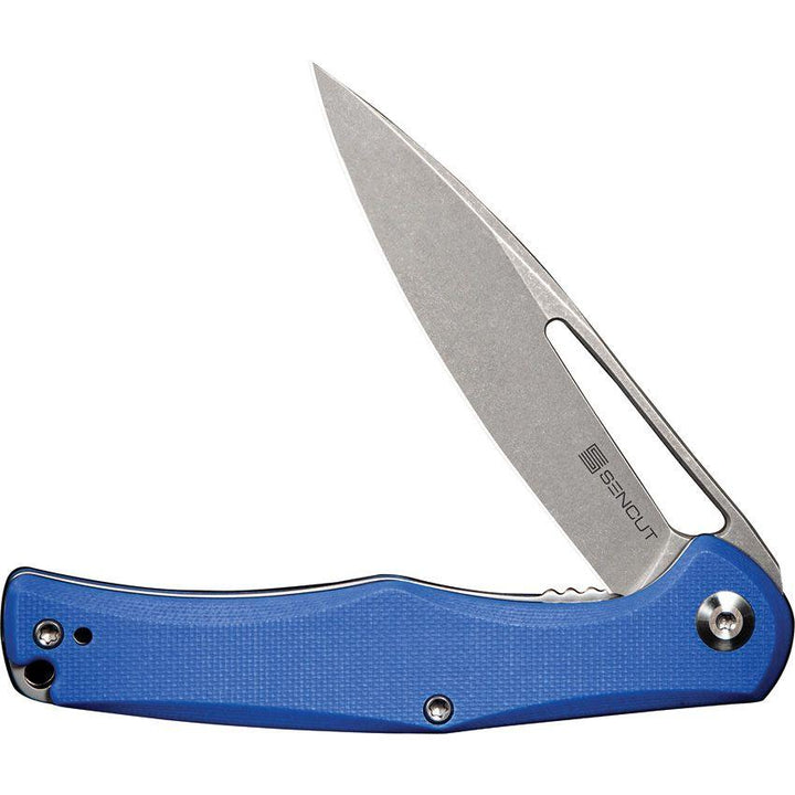 SENCUT Citius Linerlock Blue G10 Stonewash 9Cr18MoV - Knives.mx