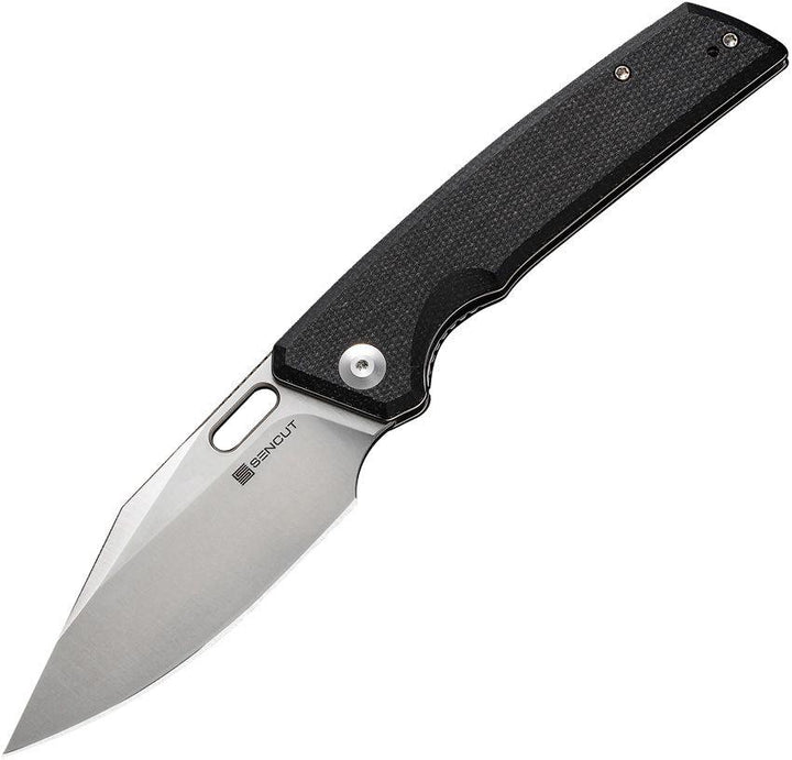 SENCUT GlideStrike Linerlock Black G10 Satin 9Cr18MoV - Knives.mx