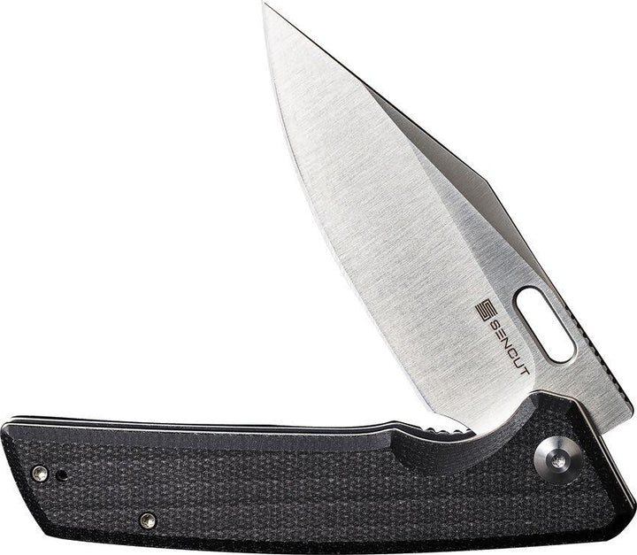 SENCUT GlideStrike Linerlock Black G10 Satin 9Cr18MoV - Knives.mx