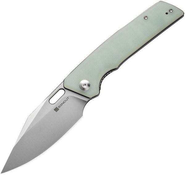 SENCUT GlideStrike Linerlock Jade G10 Satin 9Cr18MoV - Knives.mx