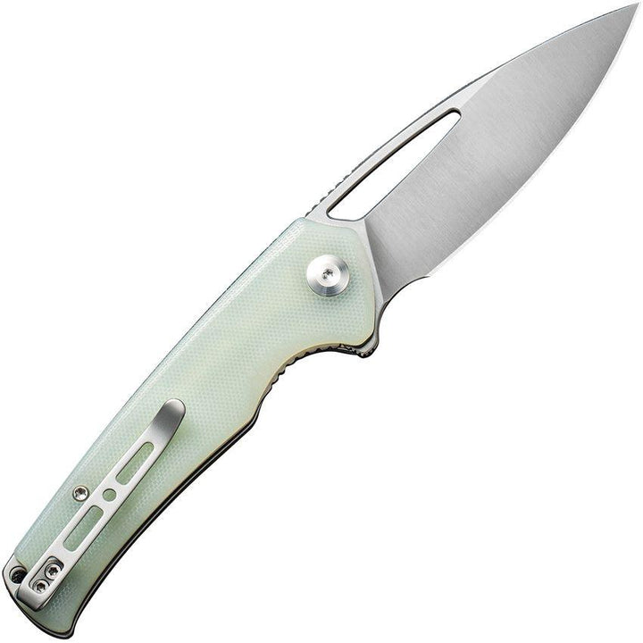 SENCUT Mims Linerlock Jade G10 Satin 9Cr18MoV - Knives.mx