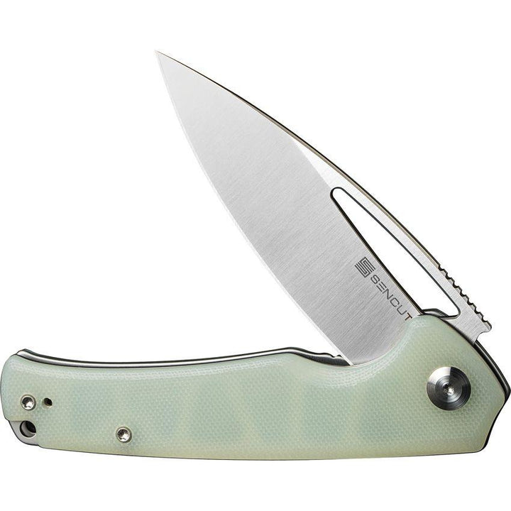 SENCUT Mims Linerlock Jade G10 Satin 9Cr18MoV - Knives.mx