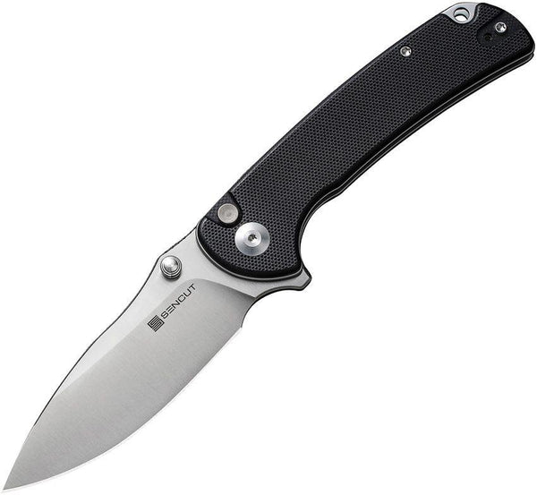 SENCUT Pulsewave Button Lock Black G10 Satin 9Cr18MoV - Knives.mx