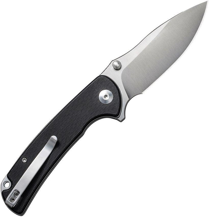 SENCUT Pulsewave Button Lock Black G10 Satin 9Cr18MoV - Knives.mx