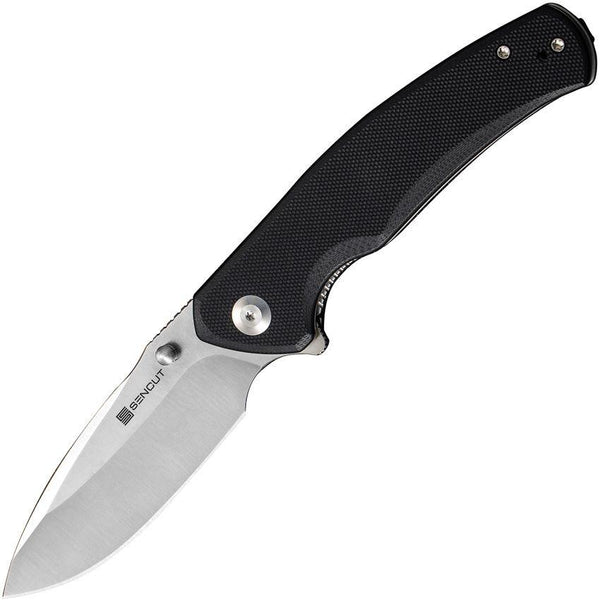 SENCUT Slashkin Linerlock Black G10 Satin D2 - Knives.mx