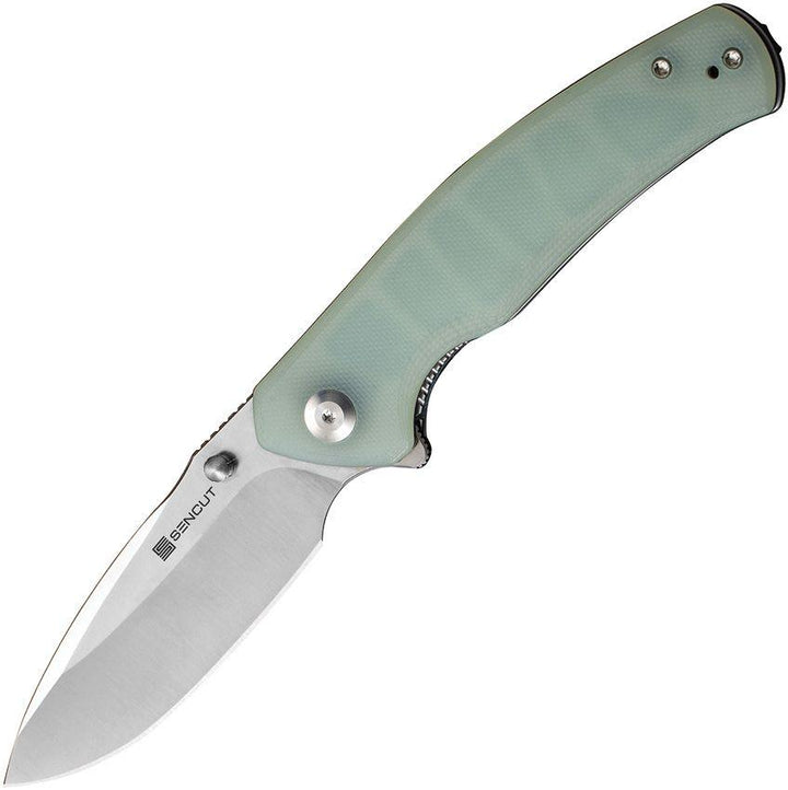 SENCUT Slashkin Linerlock Jade G10 Satin D2 - Knives.mx