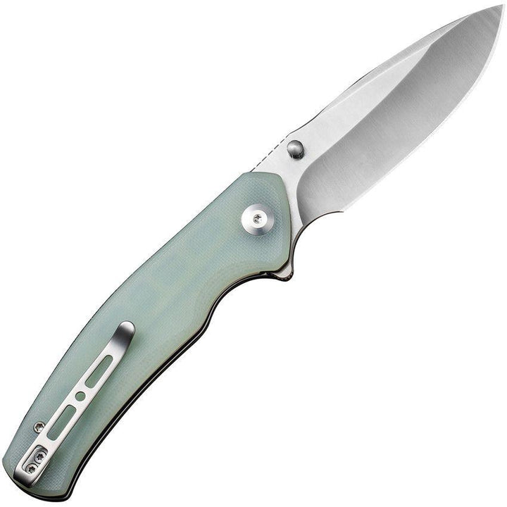 SENCUT Slashkin Linerlock Jade G10 Satin D2 - Knives.mx