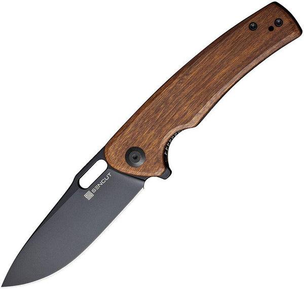 SENCUT Vesperon Linerlock Guibourtia Wood Black 9Cr18MoV - Knives.mx