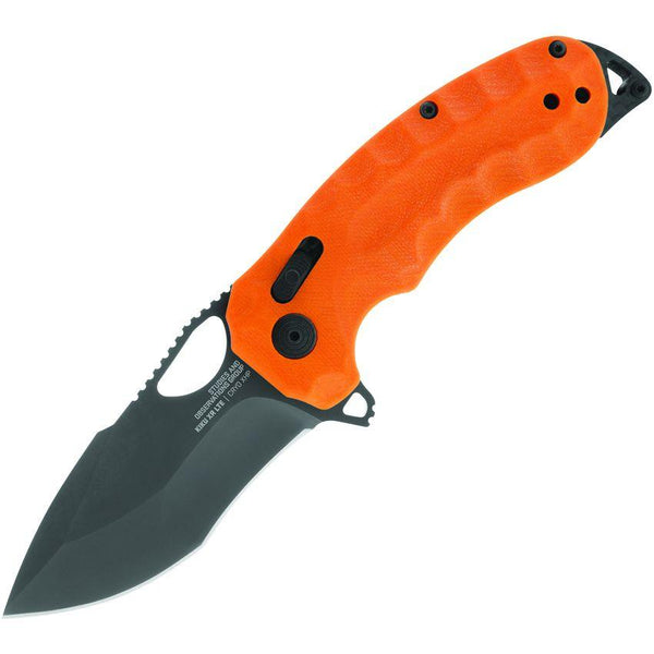 SOG Kiku LTE XR Lock Orange G10 Black TiNi Coated CTS-XHP - Knives.mx