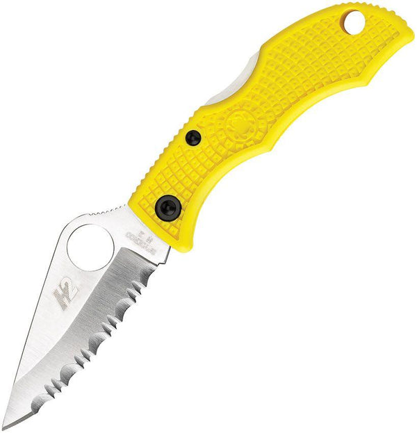 Spyderco Ladybug 3 Salt Lockback Yellow FRN SpyderEdge H2 - Knives.mx