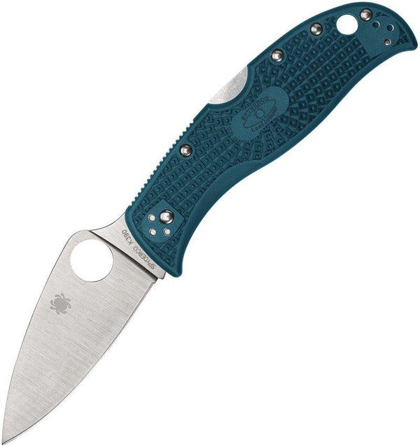 Spyderco LeafJumper Blue FRN PlainEdge K390 - Knives.mx