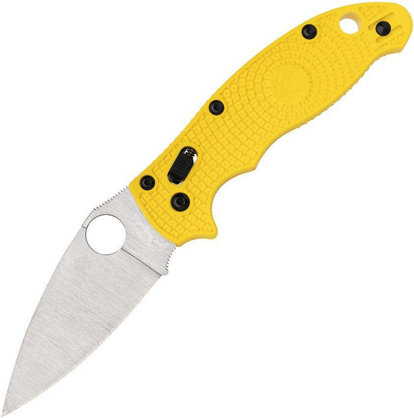 Spyderco Manix 2 Lightweight Salt Ball Bearing Yellow FRCP Satin CPM® MagnaCut - Knives.mx