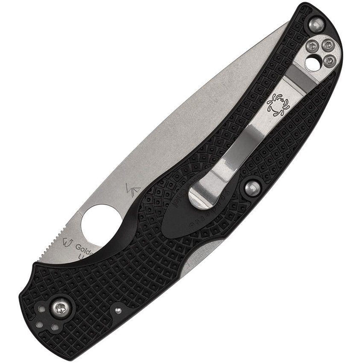 Spyderco Native Chief Lockback Black FRN Satin PlainEdge CTS BD1N - Knives.mx