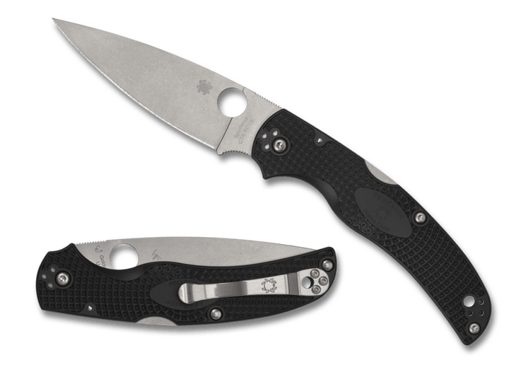 Spyderco Native Chief Lockback Black FRN Satin PlainEdge CTS BD1N - Knives.mx