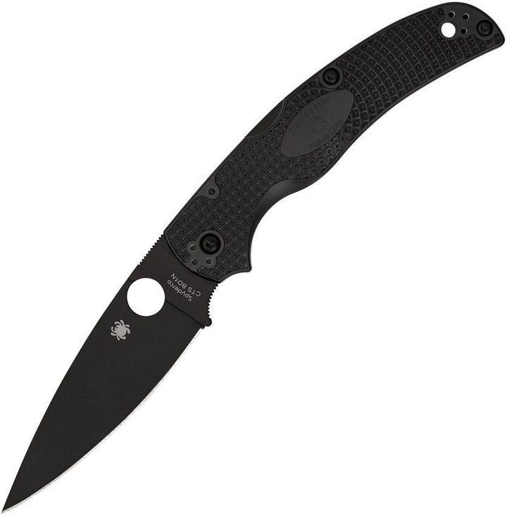 Spyderco Native Chief Lockback Lightweight Black FRN DLC Coated PlainEdge CTS BD1N - Knives.mx