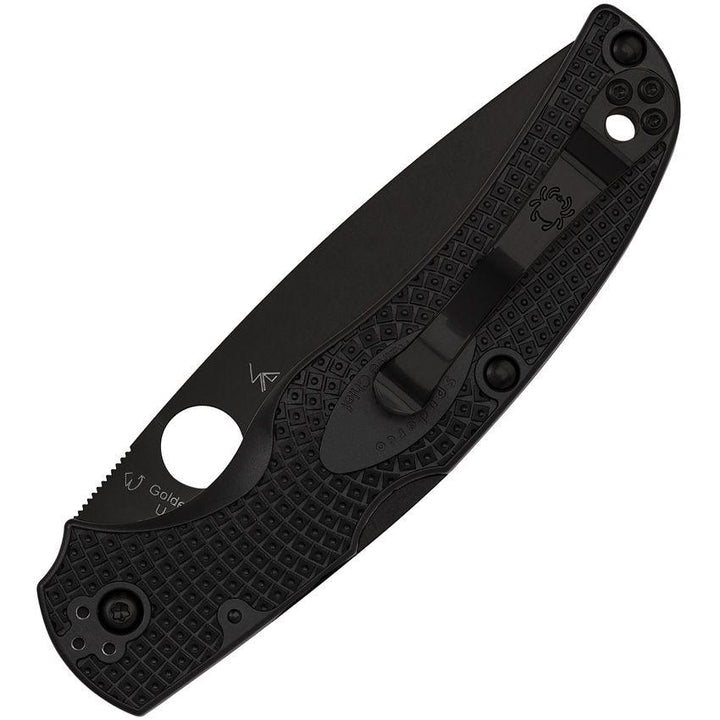 Spyderco Native Chief Lockback Lightweight Black FRN DLC Coated PlainEdge CTS BD1N - Knives.mx