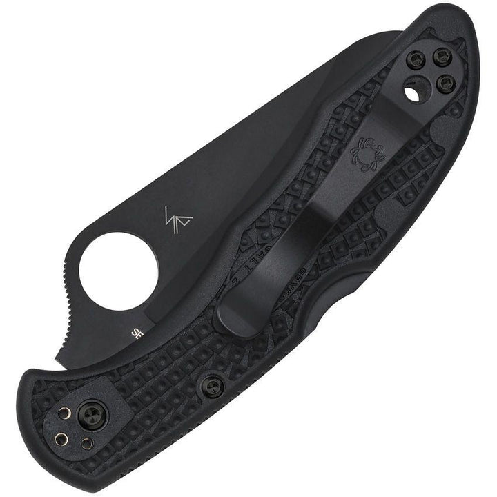 Spyderco Salt 2 Lockback Black FRN SpyderEdge TiCN H2 - Knives.mx