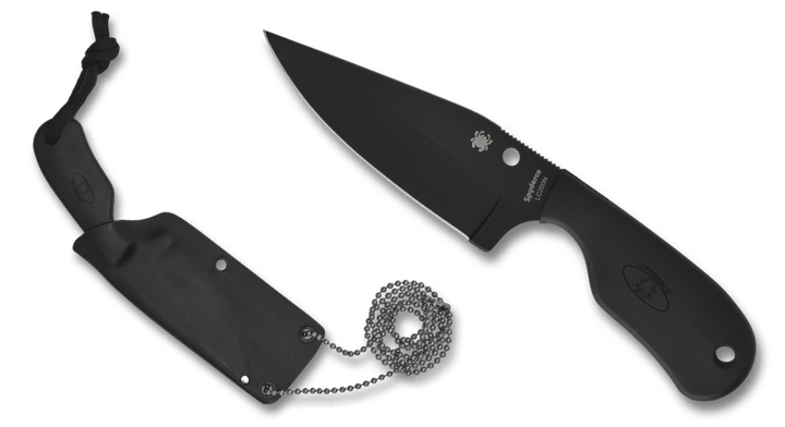 Spyderco Subway Bowie Black FRN Ceramic Coating LC200N - Knives.mx