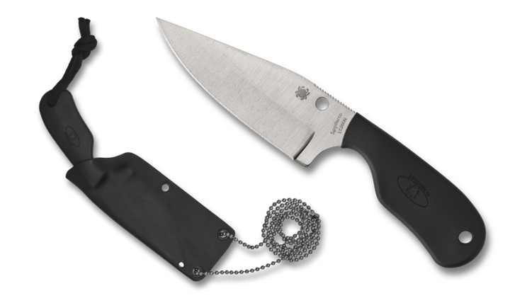 Spyderco Subway Bowie Black FRN Satin LC200N - Knives.mx