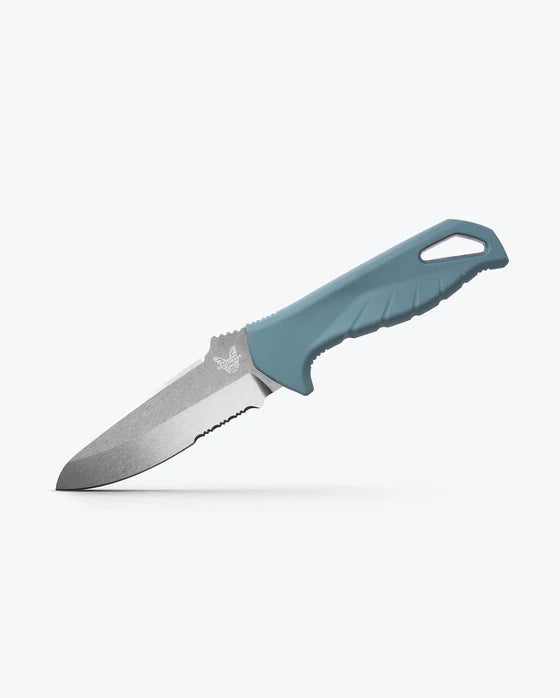 Benchmade Undercurrent™ | Depth Blue Santoprene® | Stonewash Sheepsfoot MagnaCut