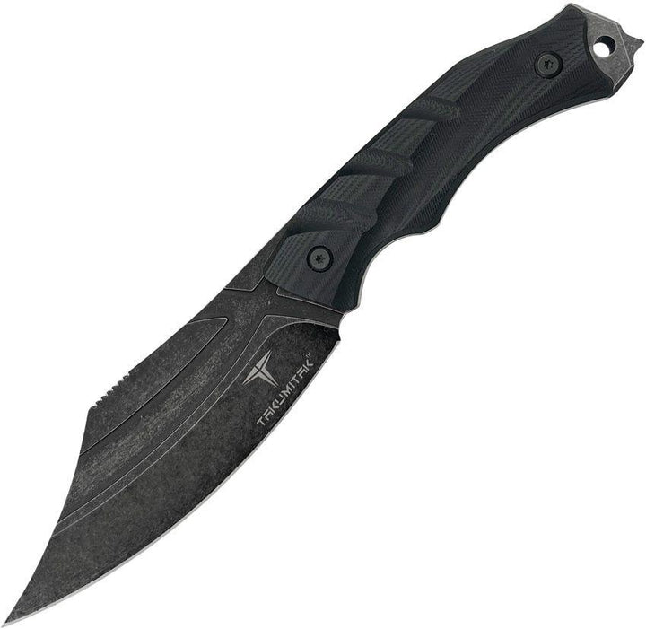 Takumitak Alert Fixed Blade Blackout G10 Stonewash D2 - Knives.mx